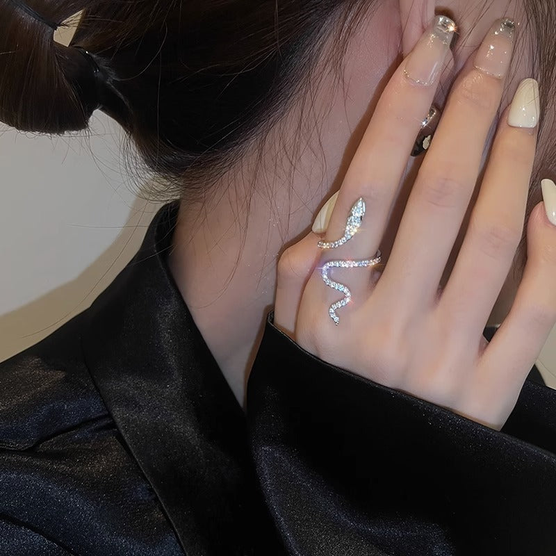 Womens Niche Designer-style Personalized Delicate Open Ring For The Index Finger