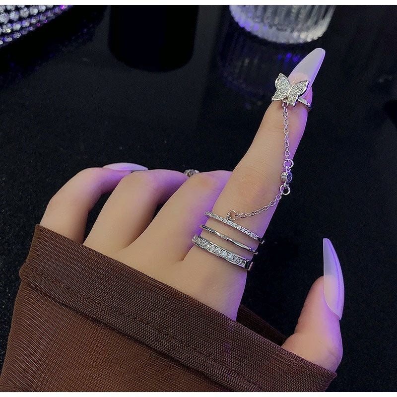 Floral Ring With A Niche High-end Design Minimalist Style For Women