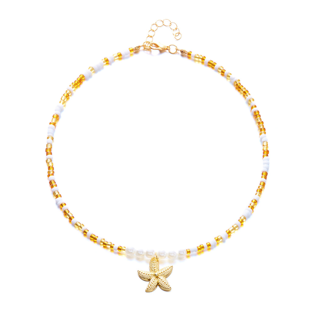 Beachside Vacation Necklace Clavicle-length Chain