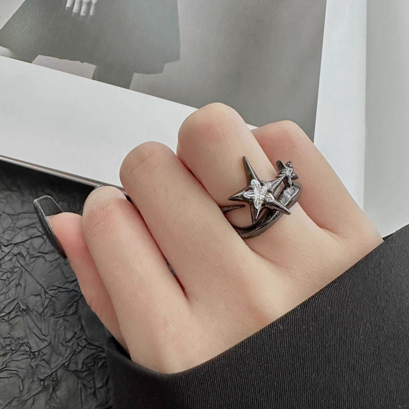 Starry High-end Dark-style Personalized Ring For Women