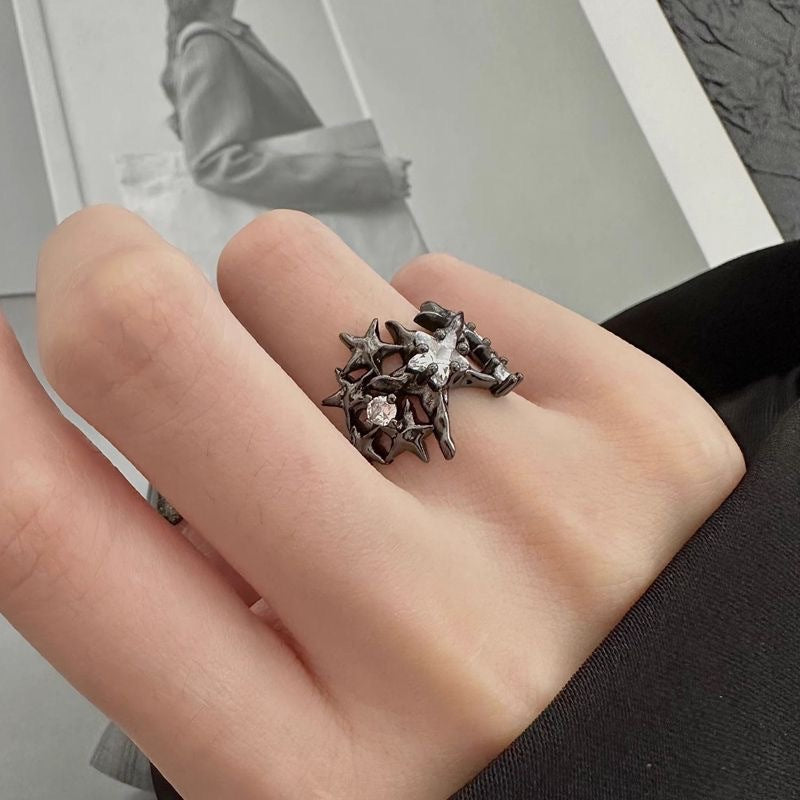 Starry High-end Dark-style Personalized Ring For Women