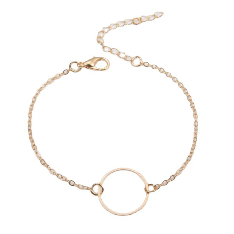 Geometric Metal Circle Women's Bracelet