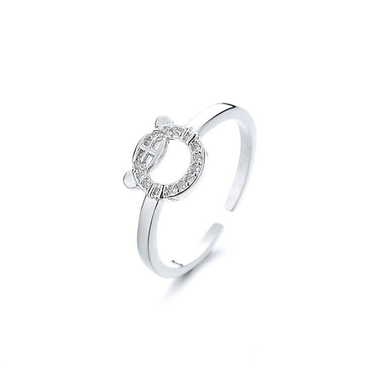 Floral Ring With A Niche High-end Design Minimalist Style For Women